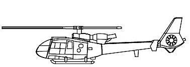 Trumpeter 6287 - 1:350 - Helikopter Gazelle